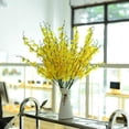 thumbnail image 2 of Artificial Orchids Flowers, 10 Pcs Silk Fake Orchids Flowers Long Stems Real Touch for Indoor Outdoor Wedding Home Office Decor - Yellow, 2 of 8