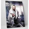 thumbnail image 2 of Jesus Decor Hand of God Jesus Christ Christian Wall Art Religious Decor Jesus Art The Hand of God Jesus Posters for Walls Jesus Painting Wall Art for Living Room Decor Ready to Hang, 2 of 3