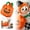 Orange, variant on Funny Pumpkin Dog Halloween Pet Cat Thick Plush Pumpkin Shirt Outfit for Small Medium Dogs Puppy Cats Cute Cosplay Dress Up Party Celebration Apparel 1PC