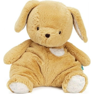 GUND Baby Oh So Snuggly Puppy Large Plush Stuffed Animal Understuffed and Quilted for Tactile Play and Security Blanket Feel, for Baby and Infant, Orange and Cream, 12.5"