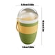 thumbnail image 3 of Vaso de desayuno portátil de doble capa con tapa y cuchara | Recipiente para avena y yogur de 170 ml + 380 ml | Vaso de plástico sin BPA para llevar, ideal para la oficina, la escuela y viajes, 3 of 6