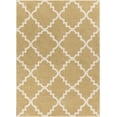 thumbnail image 2 of Infinity Home 21014 3 ft. 3 in. x 4 ft. 7 in. Sydney Lulus Lattice Area Rug - Gold, 2 of 2