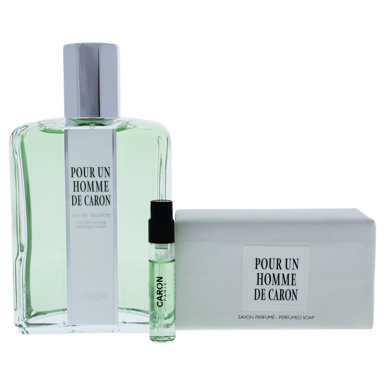 【新品未使用】CARON Pour un Homme 箱入り 3本セット Caron Pour Un Homme De Caron for Men - 3 Pc Cologne Gift Set