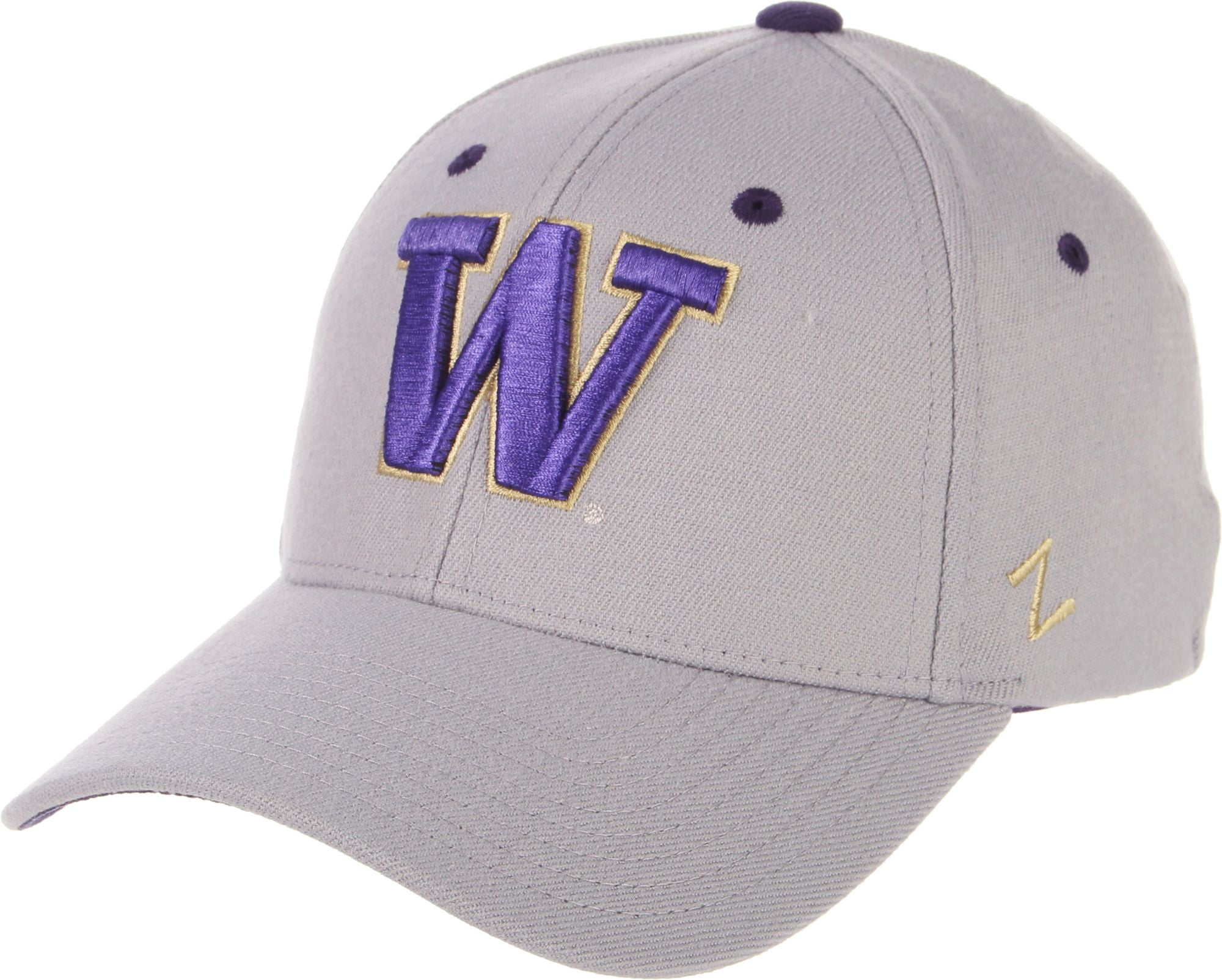 zephyr men's washington huskies grey 