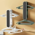 thumbnail image 4 of Retractable Hanger Storage Rack,Clothes Drying Rack Plastic Retractable Clothes Rack Wall Mounted Clothes Hanger Rack State-of-the-Art Design, 4 of 12