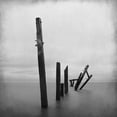 thumbnail image 3 of Kimberly, Allen 12x12 Black Modern Framed Museum Art Print Titled - Forgotten Dock, 3 of 5