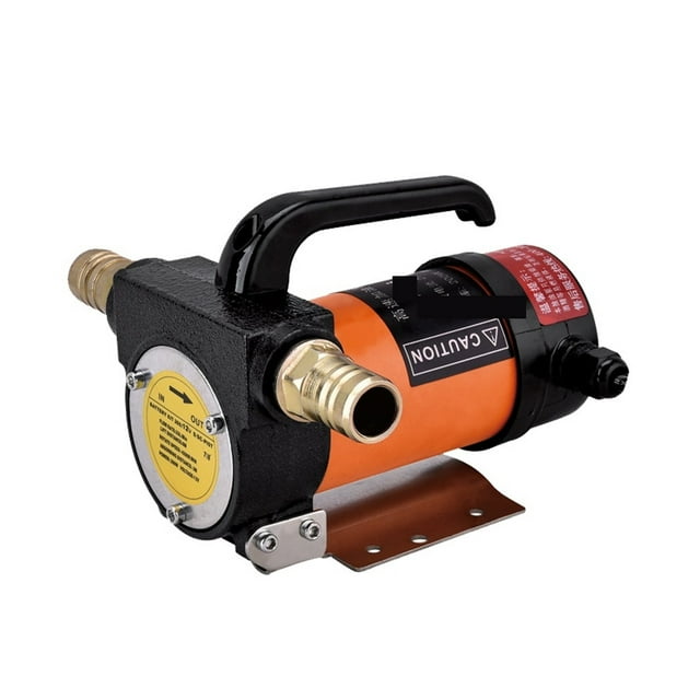 Electric DC 12V/24V Oil Pump Self Priming For Diesel Kerosene Transfer Fuel Oil Well Pump 200W 40L/min Forward And Reverse ,Easy to Operate