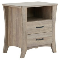 Acme Colt Nightstand with 2 Drawers in Rustic Natural