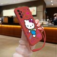 thumbnail image 1 of Cartoon Hello Kitty Case For Samsung Galaxy S24 S23 S22 S21 S20 S10 Note 20 10 Lite Ultra Plus FE 4G 5G Cover With Hand Strap Gift Festivals, 1 of 7