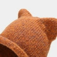 thumbnail image 5 of New Cat Ear Braid Knitted Hat Winter Outdoor Warm Cute Braid Hair Hat Ear Cold Hat Dog Winter Hat Knit Hat with Ear Cold Weather Gear Men Men Trapper Winter Hat Ear Caps for Winter Hail Hat Goofy Hat, 5 of 7