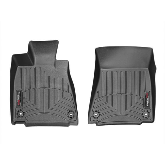 WeatherTech Custom Fit FloorLiners compatible with 2013-2020 Lexus GS - 1st Row (Driver & Passenger), Black