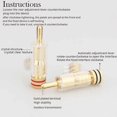 thumbnail image 4 of 4Pcs Banana Plugs 45 Degree Angled Banana Connectors Gold, 4 of 5