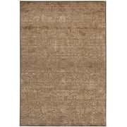 SAFAVIEH Martha Stewart Heritage Bloom Damask Area Rug, Soft Anthracite/Camel, 8' x 11'2"
