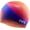 ORG/MULTI, variant on TYR Youth Tie Dye Silicone Swim Cap Pink/Purple