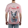 thumbnail image 5 of Happy Valentine's Day Australian Cattle Dog holding flowers All Over Print 3D Shirt Unisex Merch Heeler Lover Gifts - 3005, 5 of 6