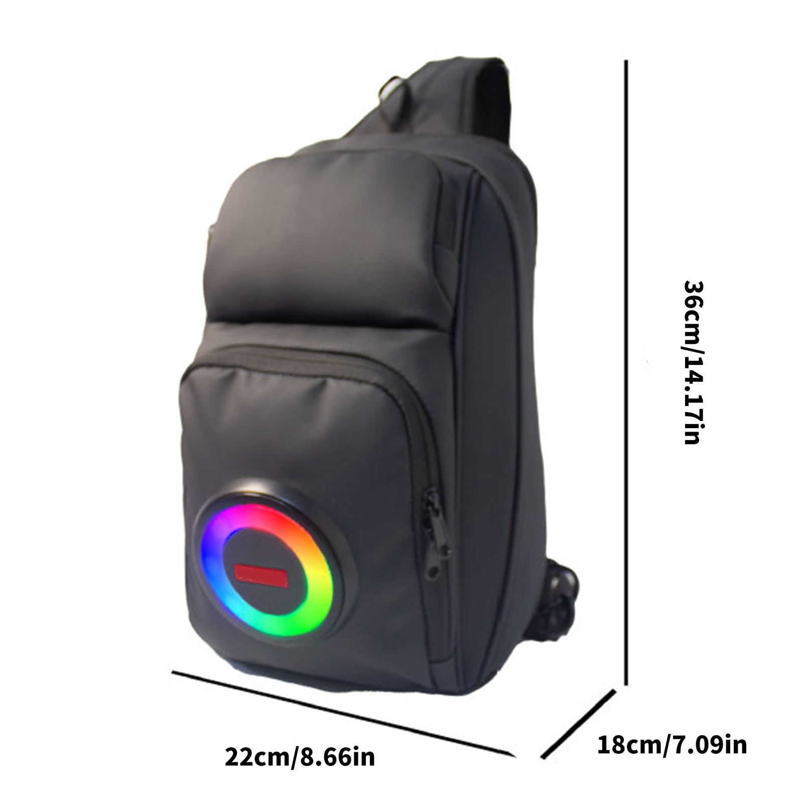 Convertible Backpacks with Speakers Bluetooths Fannys Pack for Parties/Festivals/Beach/Boats Rechargeable Slings Bag