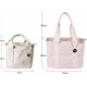 thumbnail image 2 of Canvas Tote Bag for Women,Small Tote Bag with Zipper Large Canvas Crossbody Bag Everything Tote Bag with Compartments, 2 of 4