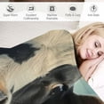 thumbnail image 3 of Orinice Cow Theme Warm Lightweight Blanket Soft Fleece Throw Blanket for All Seasons - Living Room Sofa Decor, Ideal Cow Gifts, Super Soft Flannel Material Blanket 50x60in, 3 of 6