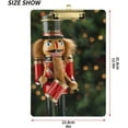 thumbnail image 3 of FMSHPON Christmas Nutcrackers Drum Clipboard Hardboard Wood Nursing Clip Board and Pull for Standard A4 Letter 13x9 inches, 3 of 5