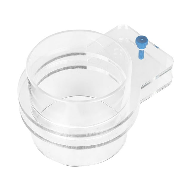 Comedero para peces transparente, anillo de alimentación para peces transparente, ajustable, duradero y acrílico transparente, anillo de alimentación para peces acrílico, diseño de precisión