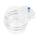 thumbnail image 4 of Alimentador de peces de acuario ajustable, duradero, acrílico transparente, anillo circular de alimentación de 100mm, 4 of 5