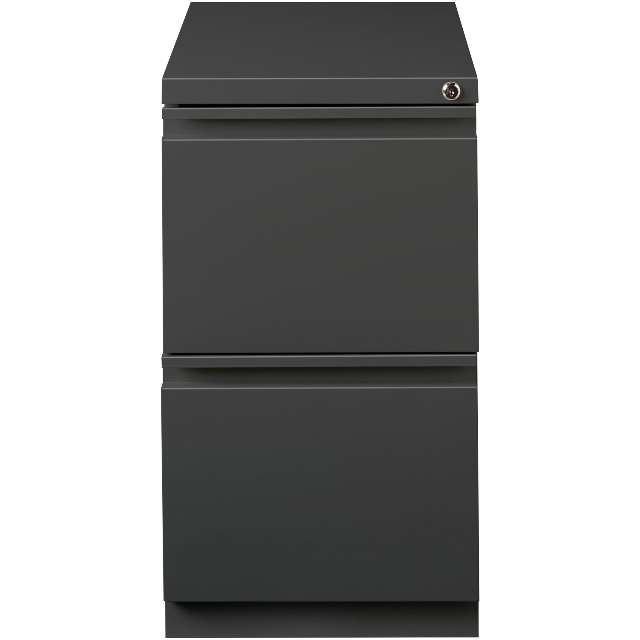 Lorell® 19-7/8"D Vertical 2-Drawer Mobile Pedestal File Cabinet, Charcoal - image 4 of 8