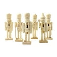 thumbnail image 3 of hengtong 6 Pieces DIY Wooden Christmas Nutcrackers Blank for Bedroom Entrance Holiday, 3 of 9