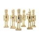 thumbnail image 3 of 6 piezas de cascanueces navideños de madera para hacer tú mismo, figuras de cascanueces sin pintar, adornos navideños de escritorio para el hogar., 3 of 8