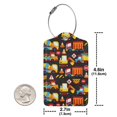 thumbnail image 4 of Disketp 1 Luggage Tag For Suitcase,Construction Truck Leather Baggage Tag With Stainless Steel Loop Privacy Cover For Women Men Girls, 4 of 5