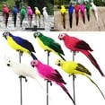 thumbnail image 7 of WMGHA Artificial Birds Feathered Fake Shoulder Parrot Decor Model for Decoration Craft Prop Fake Parrot Artificial Bird Model Outdoor Home Garden Lawn Tree Decor -10in, 7 of 7
