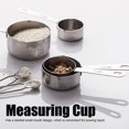 thumbnail image 2 of Fosa Stainless Steel Measuring Cup,4Pcs/set Stainless Steel Measuring Cups Spoons Tableware Kitchen Baking Tools,Baking Measuring Cup, 2 of 8