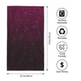 thumbnail image 2 of KLL Dark Purple Glitter Ultra Absorbent & Soft Hand Towels for Bath, Hand, Face, Gym and Spa-27.5x16in, 2 of 7