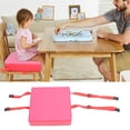 thumbnail image 2 of Adjustable and Removable Baby High Chair Booster Cushion, Children's High Chair Seat Cushion, Red, 2 of 2