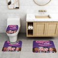 thumbnail image 2 of Chicas Bratz Juego de 3 alfombras de baño de coral fleece: tapete de baño + alfombra de inodoro en forma de U + funda de tapa de inodoro en forma de O, 2 of 6