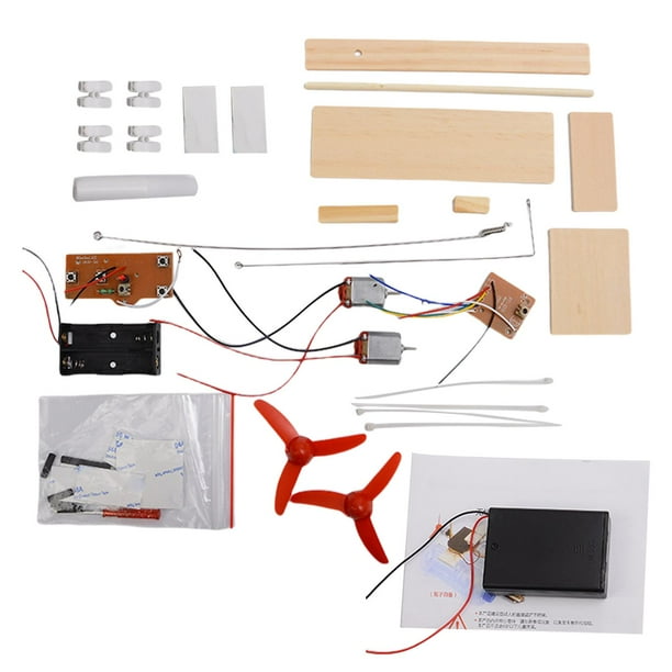 DIY de Madera Hugo RC de Construcción para Edades Tempranas Juguetes Rompecabezas de Ciencia Modelo de Barco