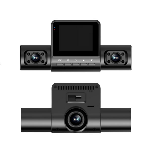 Pisexur Accesorios para coches, Electrónica para cochesCámara de salpicadero de 4 canales, frontal, trasera, izquierda y derecha, 1080P, para coche, visión nocturna por infrarrojos, grabación en bucl