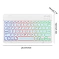 thumbnail image 3 of Teclado mágico Teclado retroiluminado Teclado portátil compatible con Bluetooth para iPad 10, 3 of 8