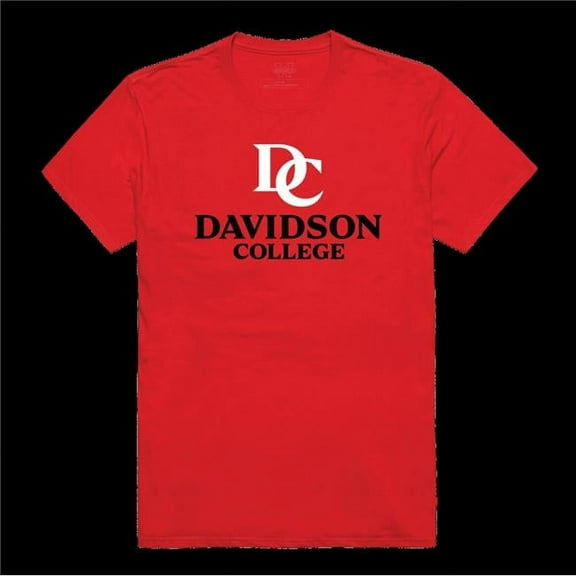 W Republic 516-288-RD2-05 Davidson Wildcats Institutional T-Shirt, Red - 2XL