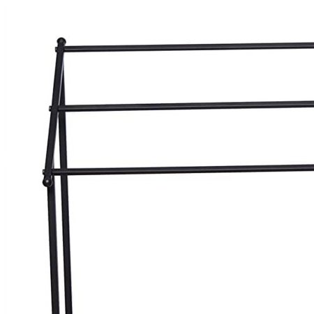 C&F Home Iron Blanket/Quilt Rack Storage Organizer 30 x36 inches Black