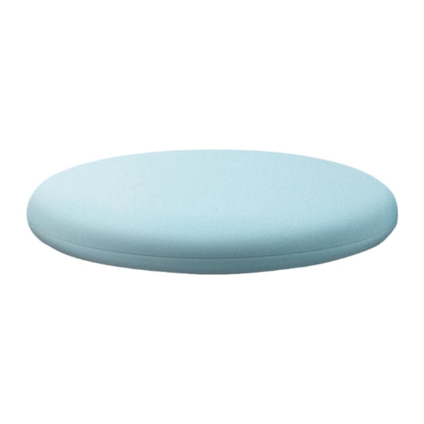 Cojín de asiento redondo, almohada de meditación, decoración multifunción para el hogar con cremallera, cojín de asiento japonés para jardín y hogar azul