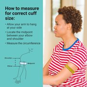 A&D Medical Wide-Range Upper Arm Blood Pressure Monitor Replacement Cuff, Latex-Free ISO Connector (UA-420A)