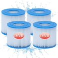 thumbnail image 4 of Filtro de piscina de repuesto de 6 uds Compatible con tipo D/vii 58283e, compatible con filtro tipo D, compatible con Escapes de verano tipo Vii Fi, 4 of 5