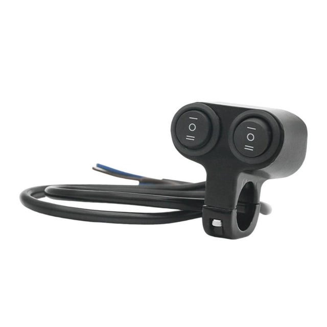 Interruptor de Motocicleta Multifunción Accesorios para Manillar de Motocicleta Interruptor de LED Interruptor de de Aleación de Aluminio Estilo B