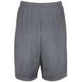 thumbnail image 2 of Augusta 3XL 9-Inch Modified Mesh Shorts Graphite 1844, 2 of 5