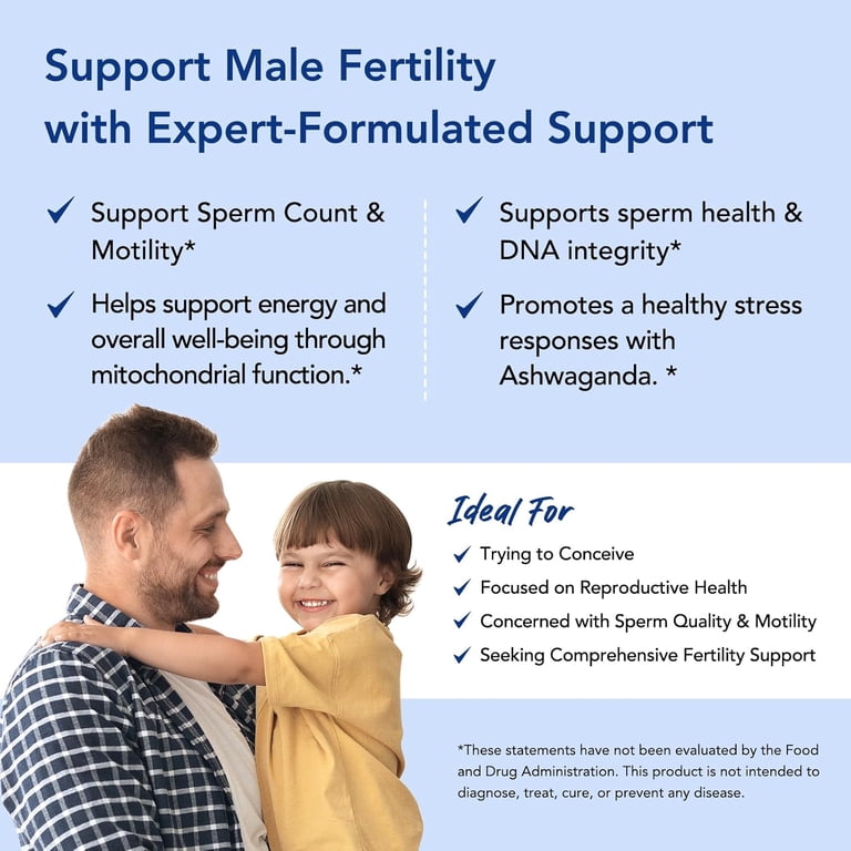 acetyl-l-carnitine for sperm motility Premom, Support, 60 Capsules, Male Fertility Supplement Vitamines BUNDLE:4 BOXES + FREE 1 24KARAT + 1 FREE GIFT Unnecessary vitamin B12 shots