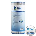 thumbnail image 5 of Tier1 30 Micron 10 Inch x 4.5 Inch | 50-Pack Pleated Polyester Whole House Sediment Water Filter Replacement Cartridge | Compatible with Pentek R30-BB, 155101-43, RS6, SPC-45-1030, Home Water Filter, 5 of 5