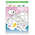 thumbnail image 4 of School Zone Color by Shape Animal Fun Workbook, 4 of 6