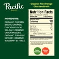 thumbnail image 3 of Pacific Foods Organic Free Range Chicken Broth, 32 oz Carton, 3 of 13