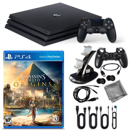 PlayStation 4 Pro 1TB Console with Assassin's Creed Origins and Accessories