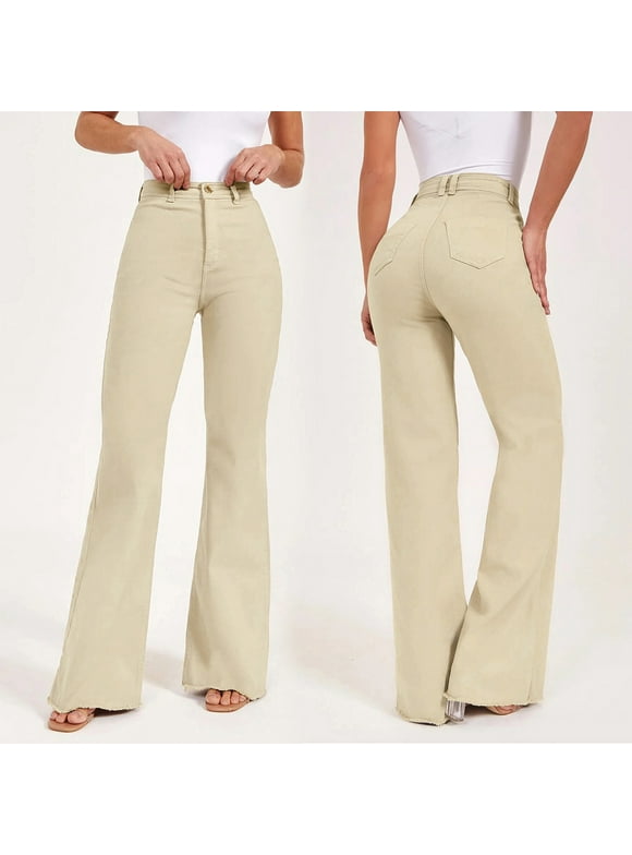 Womens Khaki Jeans